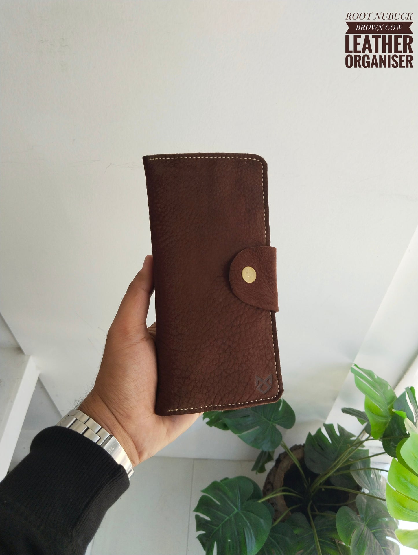 ROOT - Nubuck Finish Cow Leather Organizer