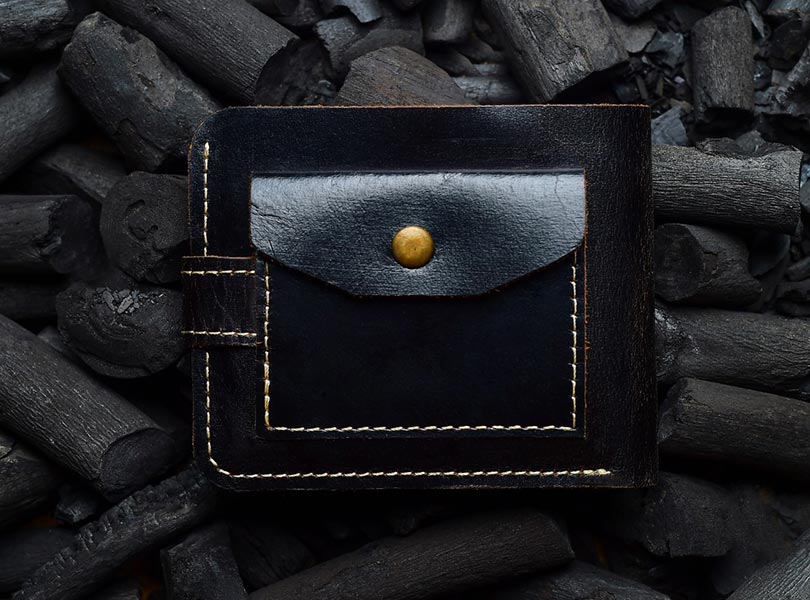 Charcoal-Bifold-Loop-Leather-Wallet-Image-Three