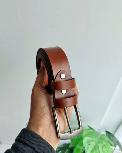 Stitch-Less Cow Leather Belt