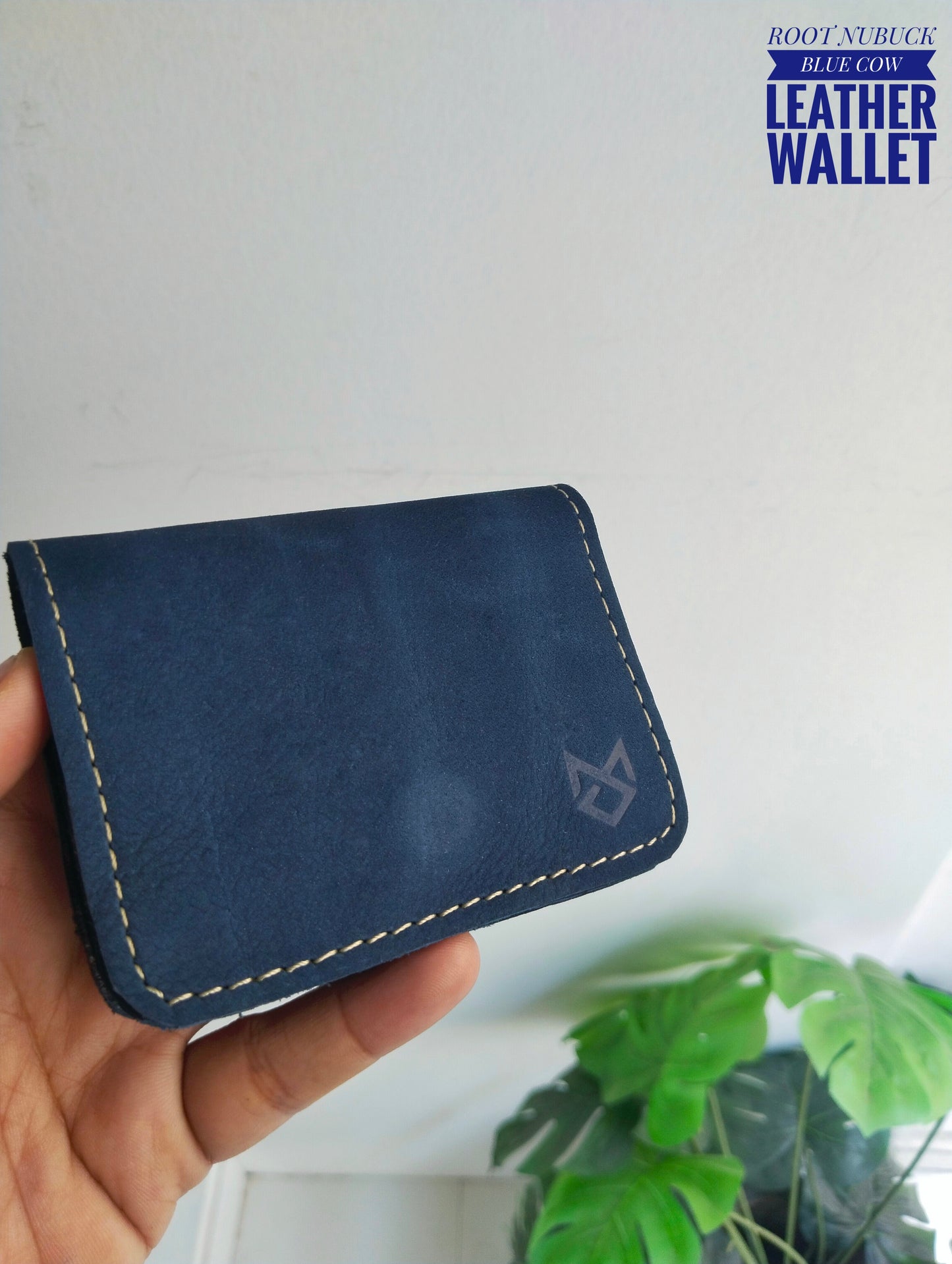 ROOT -Nubuck Finish Smart  Cow Leather Wallet