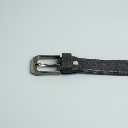 SLIM ONE INCH COW LEATHER BELT
