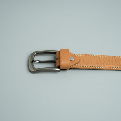 SLIM ONE INCH COW LEATHER BELT