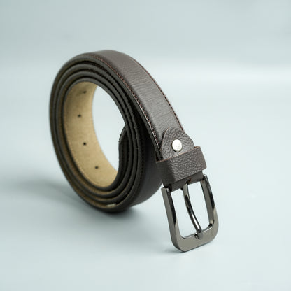 SLIM ONE INCH COW LEATHER BELT