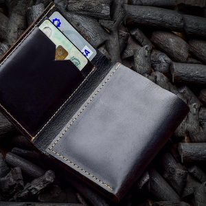 Charcoal-Tri-fold-leather-wallet-Image-One