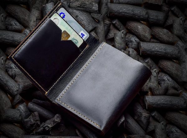Charcoal-Tri-fold-leather-wallet-Image-One